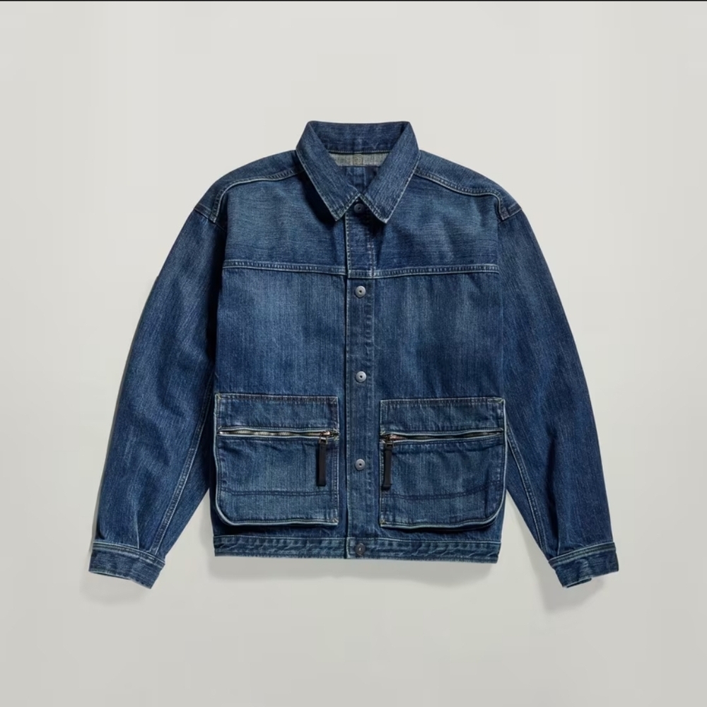 G Star Raw denim dark blue jacket Stylish Blue Denim Jacket